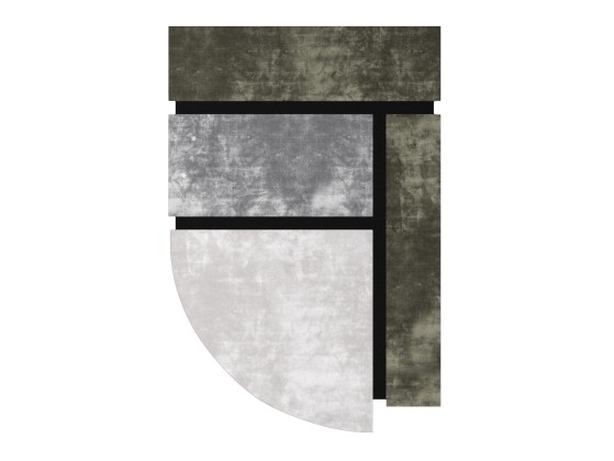 Ковер Sirecom Tappeti ISLAND PEPE NERO