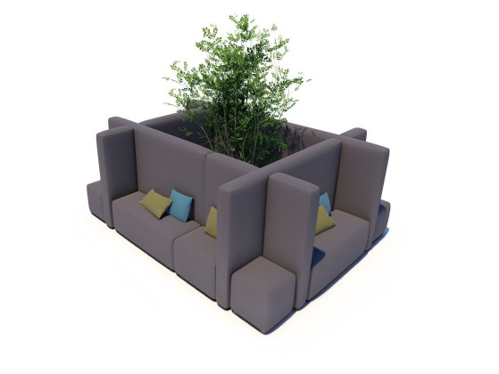 Садовый диван IKONO OFFICE CUBE M