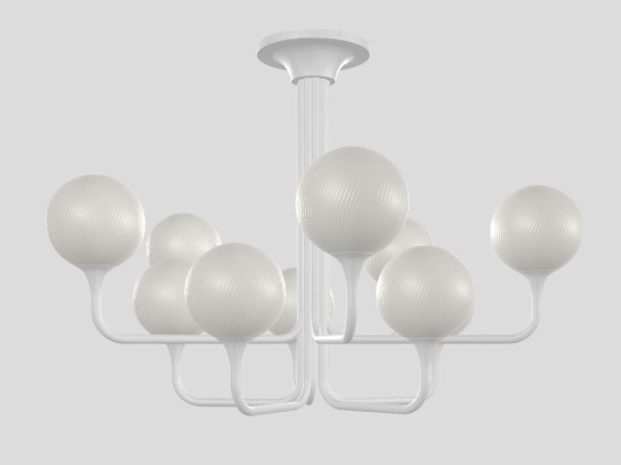 Уличные наружные потолочные светильники Masiero TEE OUTDOOR PL5+5 RD 120