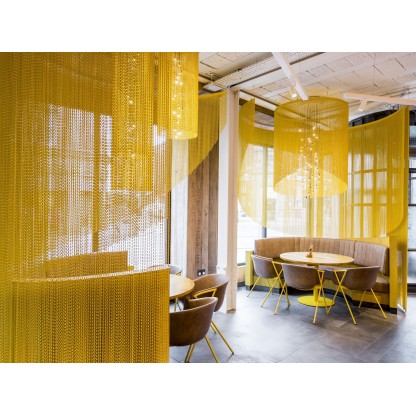 Вышитый бисером занавес Kriskadecor SPACE DIVIDER - CURVED