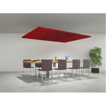 Самонесущие звукоизолирующие подвесные потолки Caruso Acoustic NUVOLA