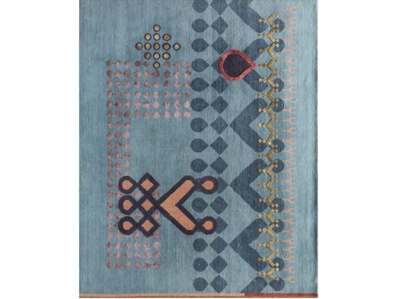 Ковер Jaipur Rugs AKWB-7003 SEASIDE BLUE/SEASIDE BLUE