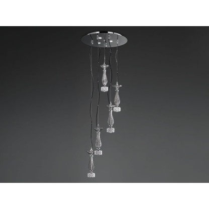 Подвесные светильники Euroluce Lampadari TOOCHIC S5+3