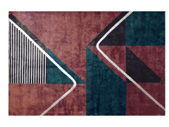 Ковер Ghodrati Rug PATHWAY BORGOGNA