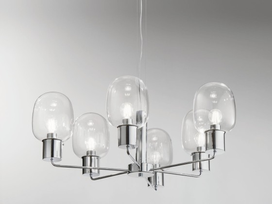 Подвесные светильники Fan Europe Lighting FELLINI CROMO