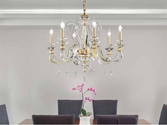 Подвесные светильники Euroluce Lampadari AURORA L6