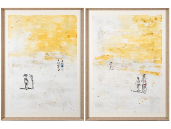 Картина NOVOCUADRO ART COMPANY Yellow Summer I &amp; II