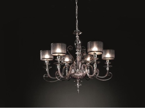 Подвесные светильники Euroluce Lampadari ALICANTE L6 SHADE