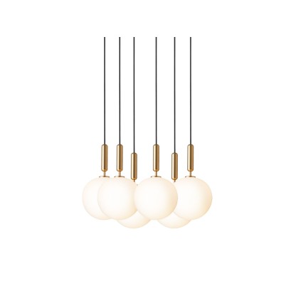 Подвесные светильники Nuura MIIRA 6 BRASS OPAL