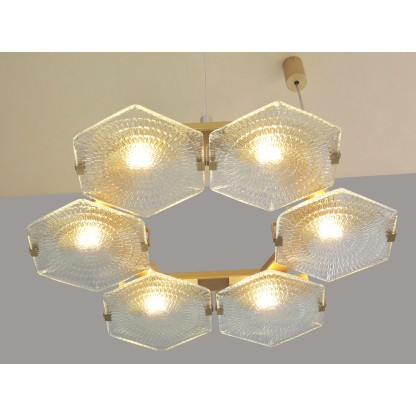 Подвесные светильники Patinas Lighting HEXXA PENDANT 06 OL