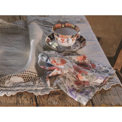 Салфетки LA FABBRICA DEL LINO STAMPA BOUQUET