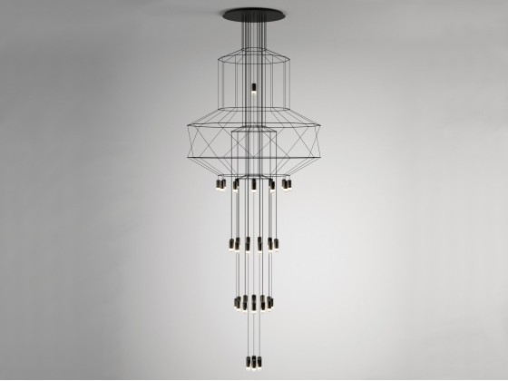 Подвесные светильники Vibia WIREFLOW CHANDELIER 0375