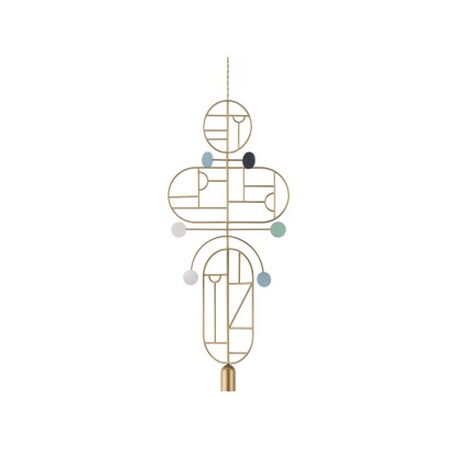 Подвесные светильники nomon WOODEN DOTS