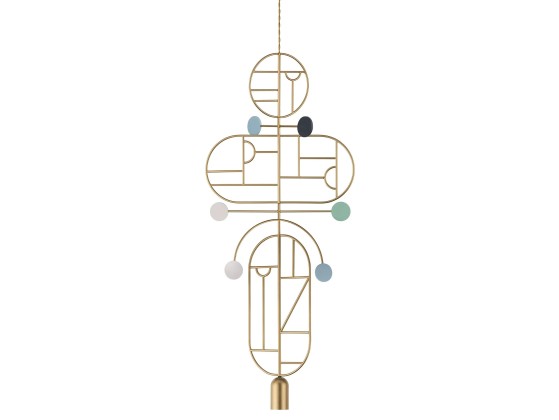 Подвесные светильники nomon WOODEN DOTS