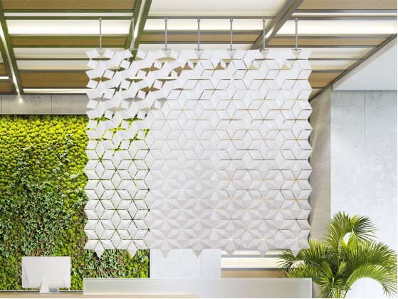 Перегородки bloomming FACET Hanging Room Divider 238x207cm