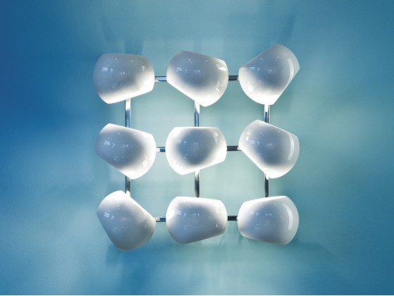 Бра - настенная лампа LICHT IM RAUM WHITE MOONS 3 x 3