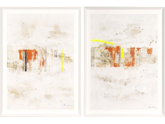 Картина NOVOCUADRO ART COMPANY RED WALL I &amp; II