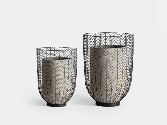 Ваза Vical Home PLISS METAL