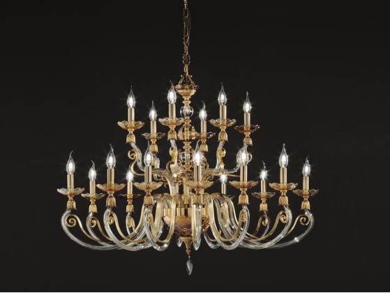 Подвесные светильники Euroluce Lampadari LYRA L12+6