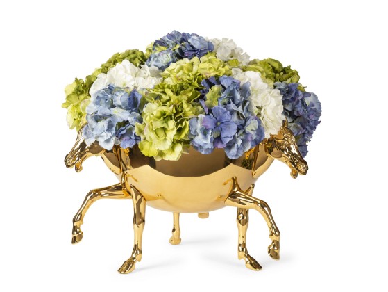 Ваза VGnewtrend VASE HORSES HYDRANGEA