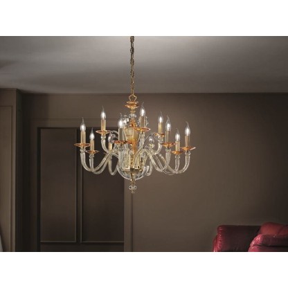 Подвесные светильники Euroluce Lampadari DONATELLO ALICANTE L8+4