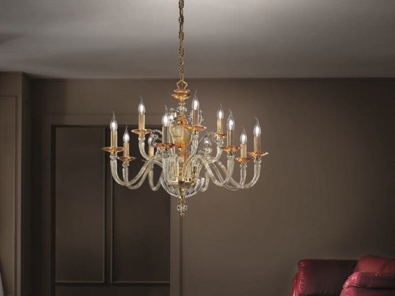 Подвесные светильники Euroluce Lampadari DONATELLO ALICANTE L8+4