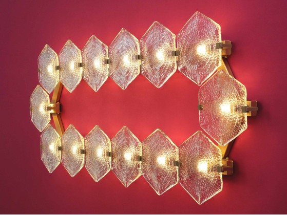 Бра - настенная лампа Patinas Lighting HEXXA WALL LIGHT 14 OL