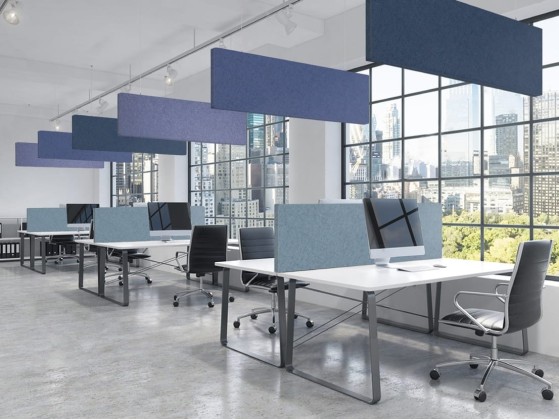 Самонесущие звукоизолирующие подвесные потолки Slalom T-FRAME BAFFLE