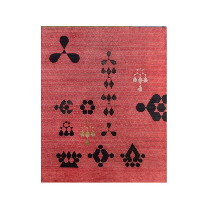 Ковер Jaipur Rugs AKWB-7001 CLASSIC RED/CAVIAR