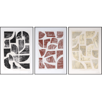 Картина NOVOCUADRO ART COMPANY PUZZLES EN TEXTURAS I, II &amp; III