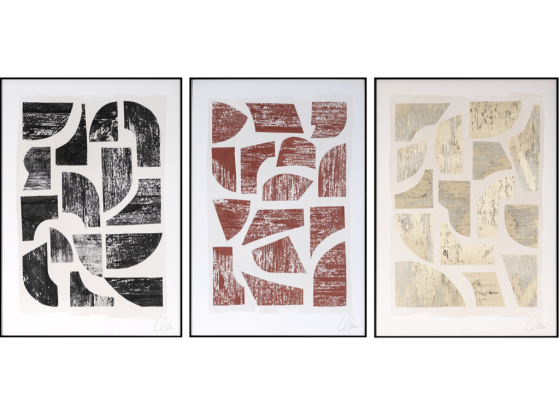 Картина NOVOCUADRO ART COMPANY PUZZLES EN TEXTURAS I, II &amp; III