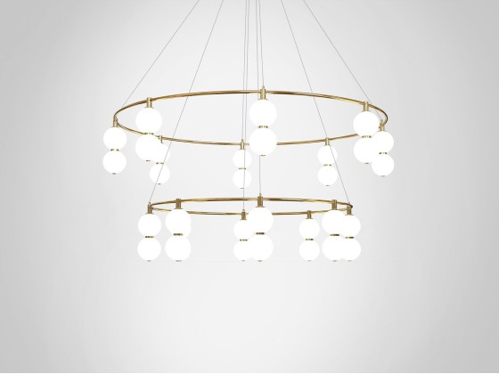 Подвесные светильники Marc Wood Studio ECHO CHANDELIER 2 TIER ROUND