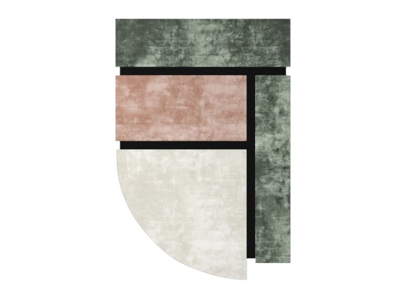 Ковер Sirecom Tappeti ISLAND AQUA