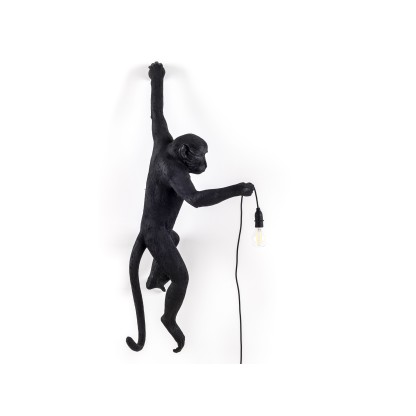 Настеннопотолочные светильники Seletti THE MONKEY LAMP BLACK HANGING
