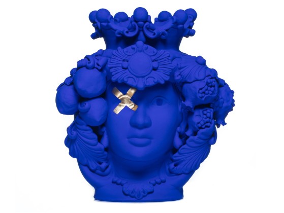 Ваза Stefania Boemi DONNA ROSALIA BLU OLTREMARE