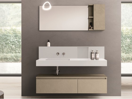 Мебель под раковину от фабрики Cerasa серия SEGNO