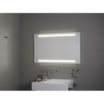 Зеркало для ванной комнаты KOH-I-NOOR SUPERIORE E INFERIORE LED