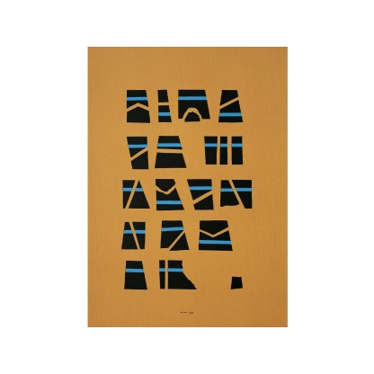 Трафаретный декор Danese Milano SCRITTURA ILLEGGIBILE, OCRA