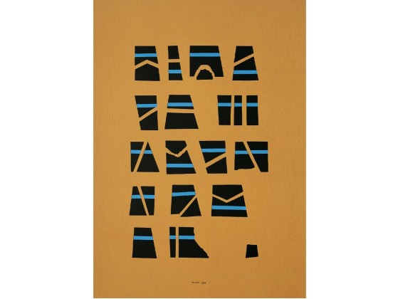 Трафаретный декор Danese Milano SCRITTURA ILLEGGIBILE, OCRA