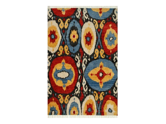 Ковер Jaipur Rugs LCA-02 Black Olive/Velvet Red