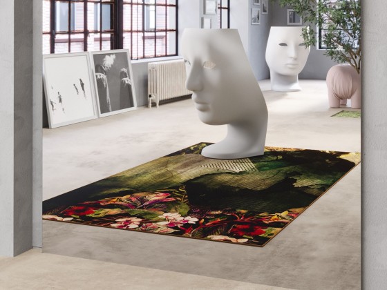 Ковер INK.RUGS GREEN GRAPHITE