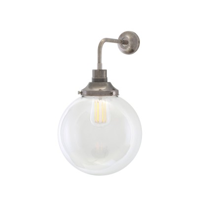 Бра - настенная лампа Mullan Lighting BAMAKO 250MM CLEAR GLOBE WALL LIGHT