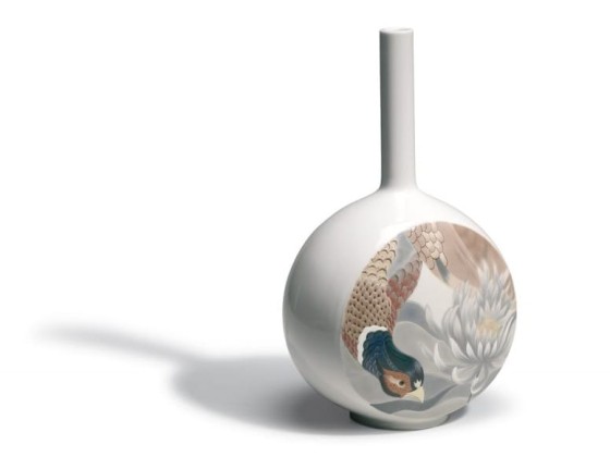 Ваза Lladro CANVAS BIRD SCENE