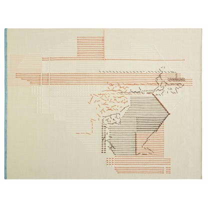 Ковер GAN BACKSTITCH COMPOSITION BRICK