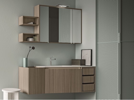 Мебель для санузла композиция от Cerasa коллекция SEGNO