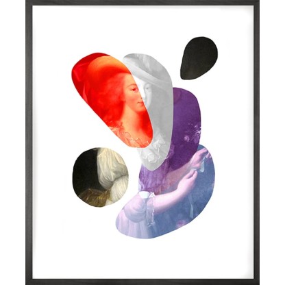 Печать на холсте Mineheart SHAPE AND COLOUR LADY 3