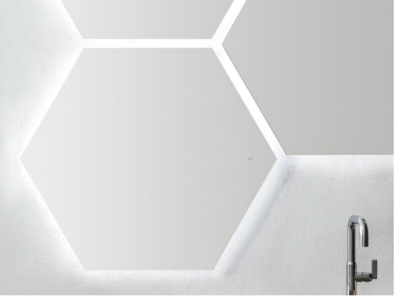 Зеркало для ванной комнаты ARBLU ESAGONO