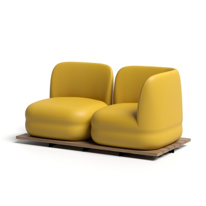 Садовый диван Bln VISTAS WOOD 2