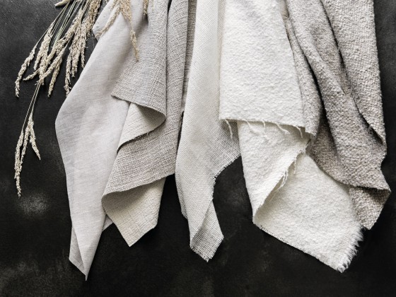 Ткань для штор Elitis DOLCE LINO - LINS BOUCLS