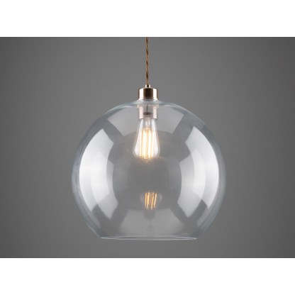 Подвесные светильники Mullan Lighting EDEN 350MM CLEAR SPHERE PENDANT